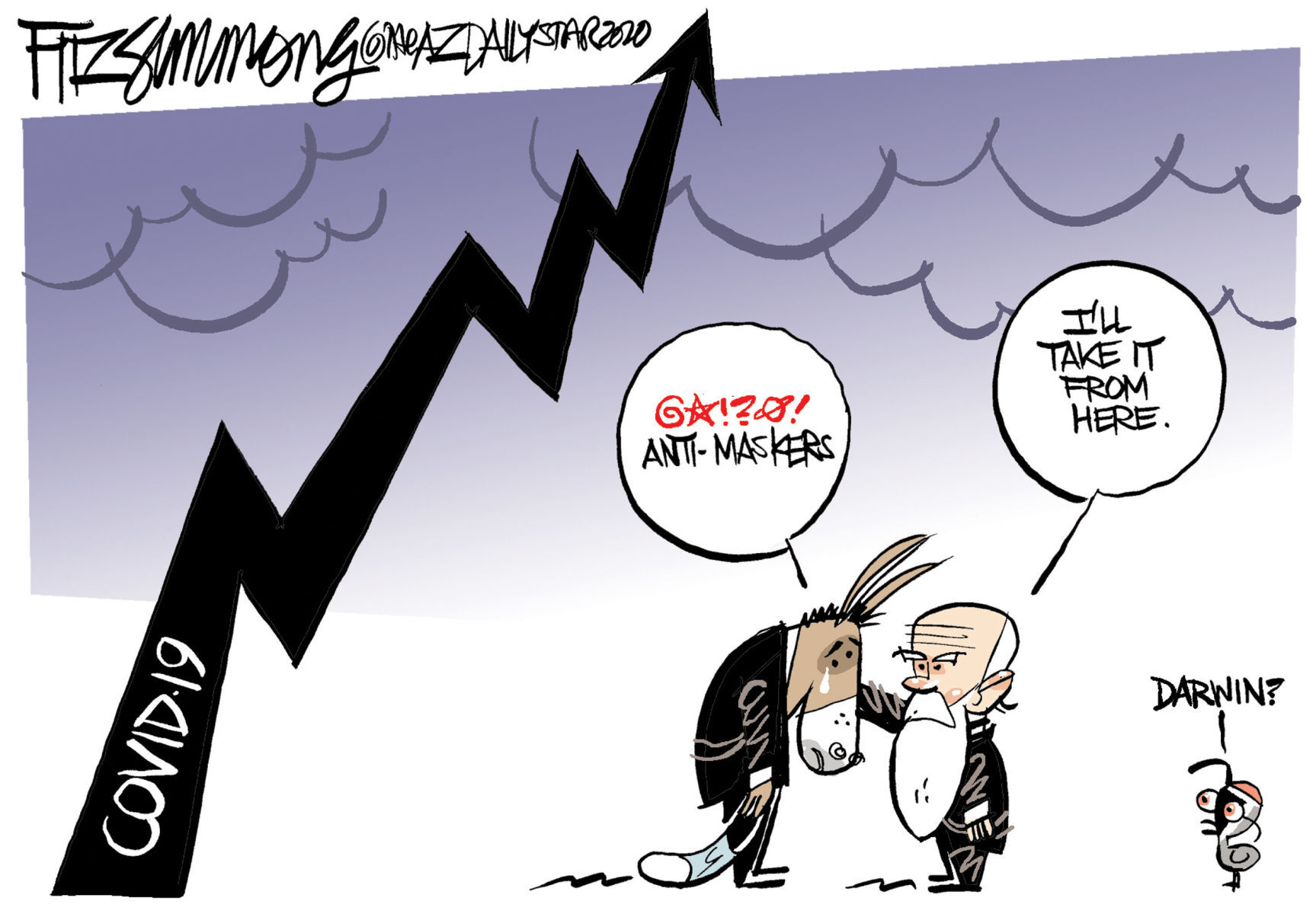 Daily Fitz Cartoon: Covidiots